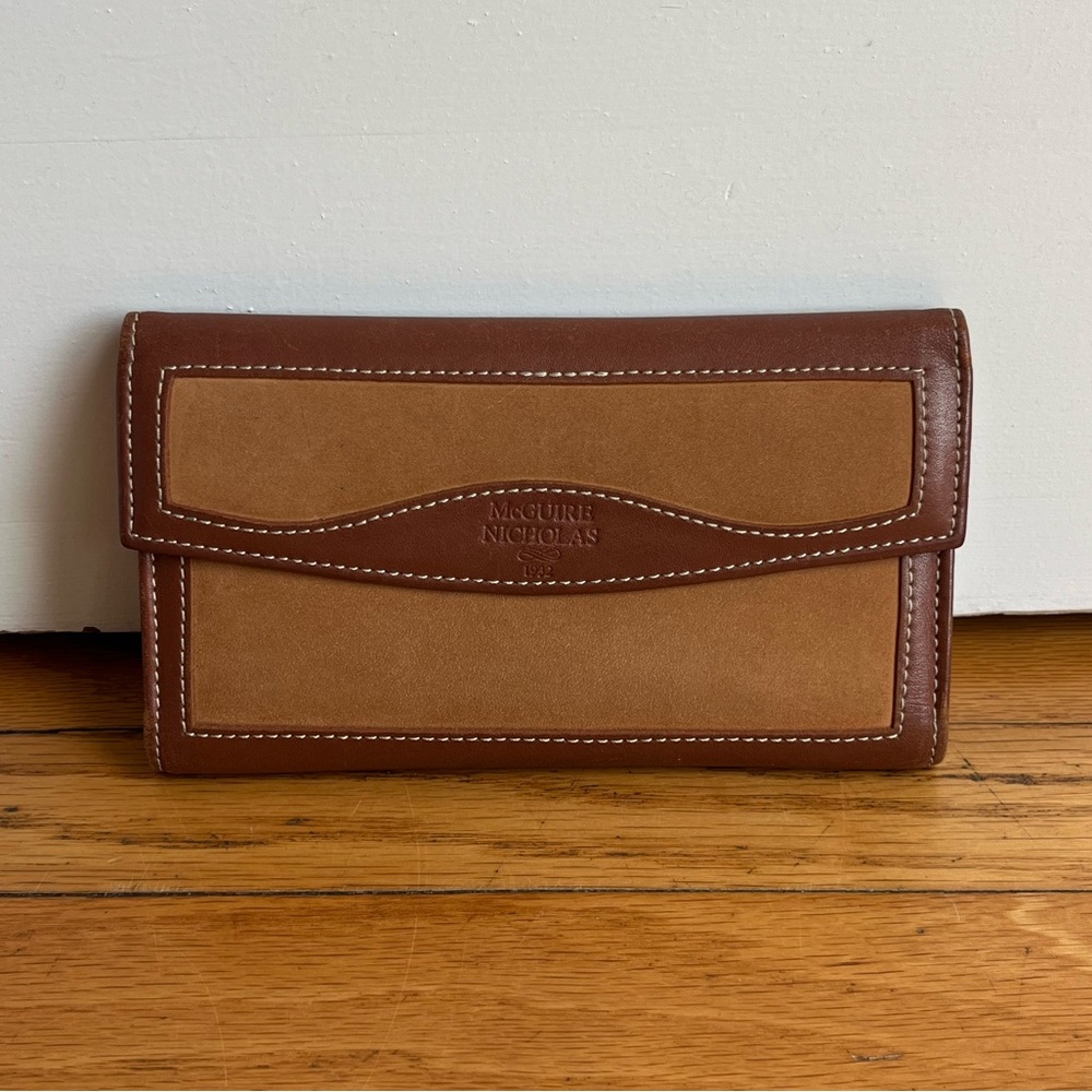 Vintage McGuire Nicholas Brown Leather Wallet